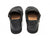 Middle English Black handmade leather shoes by Aurora Shoe Co. - Rear view, white background.